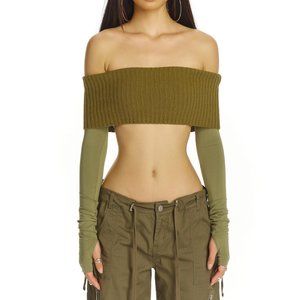 The Kript Binita Off Shoulder Sweater